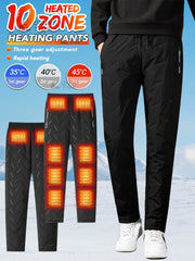 Intelligent Heating Pant, 18-Heating Zones, 2-Switches, 3-Speed Adjustable, Suitable for Outdoor Activities,Indoor Work,Hiking