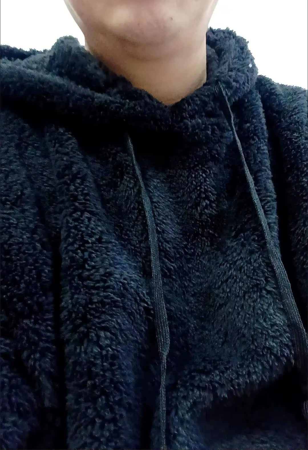 Loose Hoodies Woman Sweatshirt Casual Flannel Solid Pullover Autumn Winter Coat Y2K Fleece-Lined Thicken Hooded Warm Soft Jacket