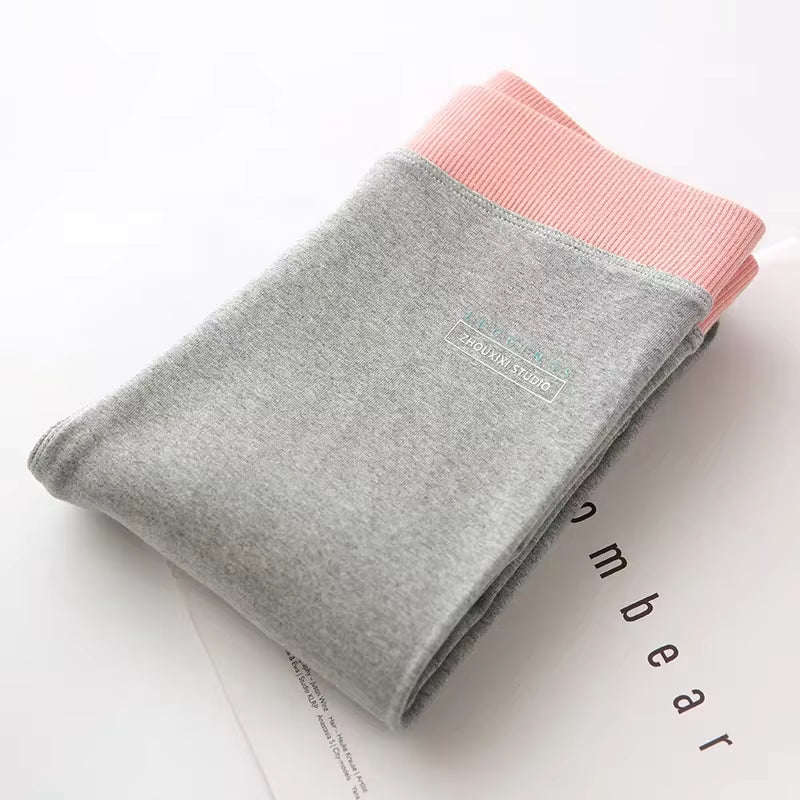 Ribbed Leggings for Women 2025 High Waist Autumn Winter Warm Legging Cotton Fashion Casual Threaded 2XL Black Pants Sexy Leggins